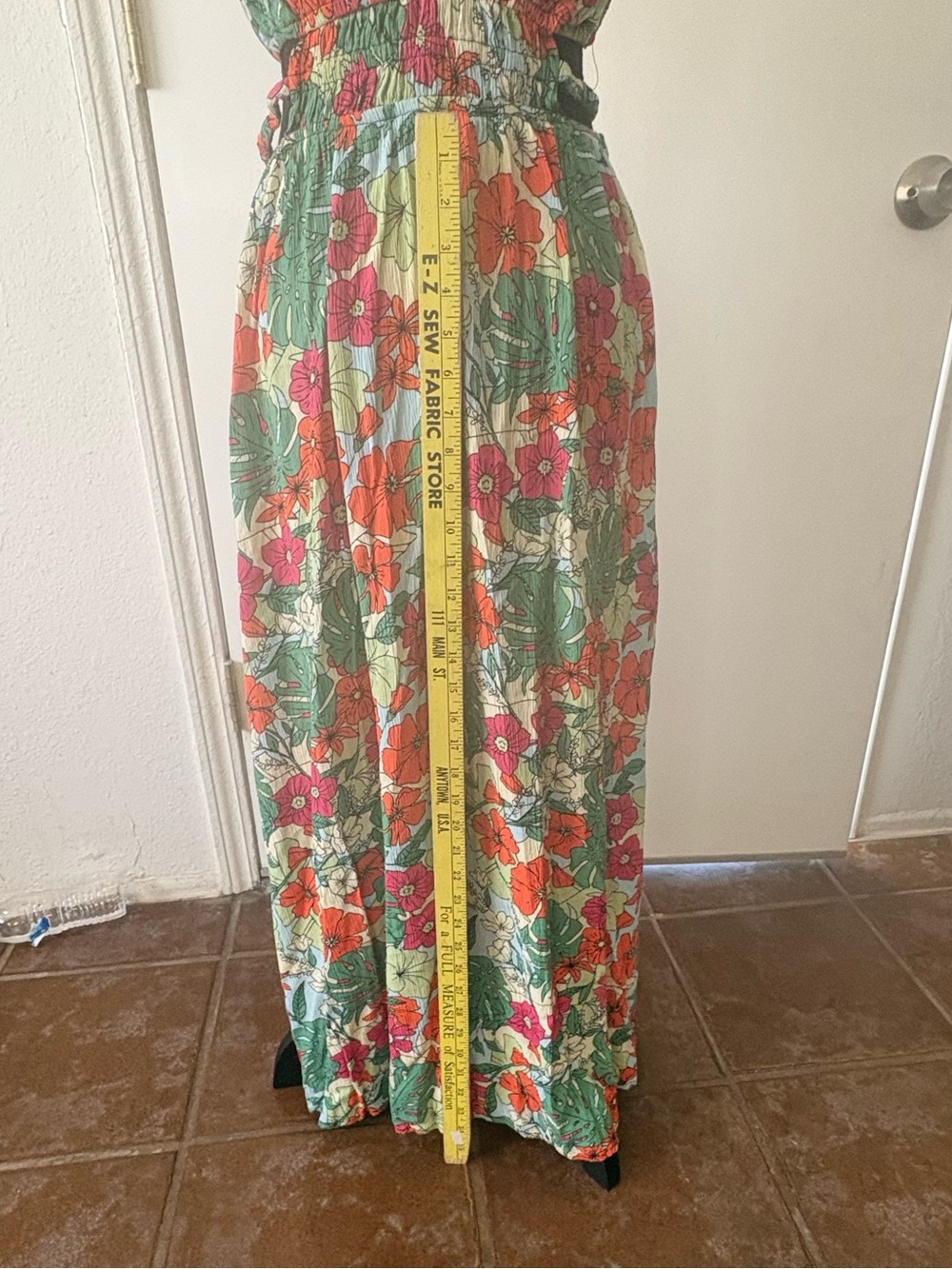 Justify Floral Maxi Skirt in Green, Orange, Pink
